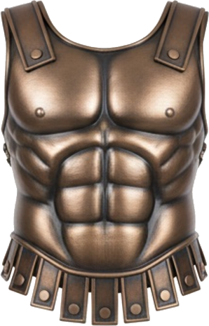 Bronze Greek Warrior Breastplate Armor