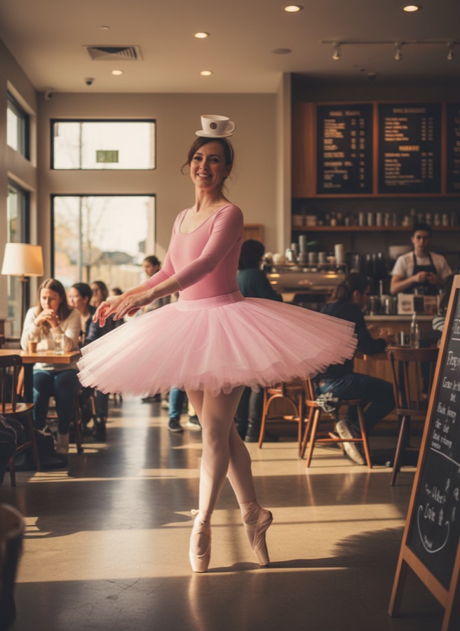 Ballerina Cappuccina costume reference