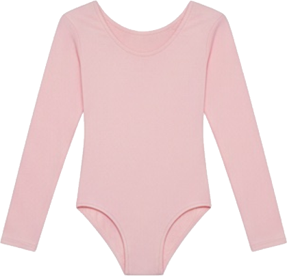 Pink Leotard Long Sleeve