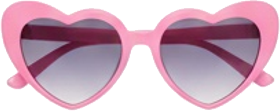 Pink Heart Sunglasses