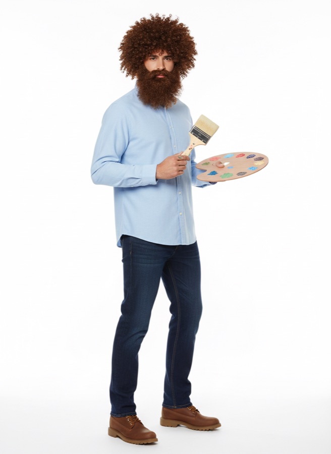 Bob Ross costume reference