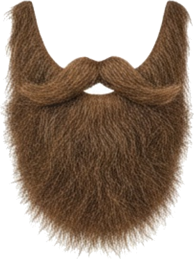 Full Brown Fake Beard
