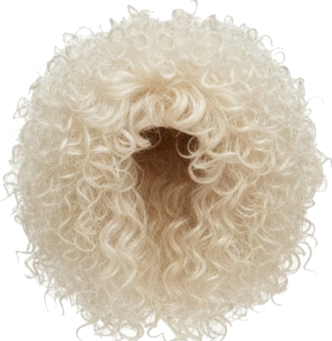 Big Blonde Curly Voluminous Wig
