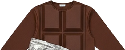 Foam Chocolate Bar Costume Tunic