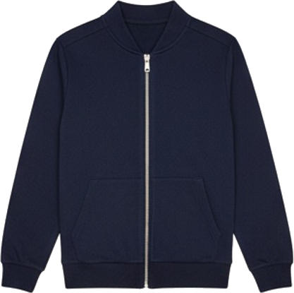 Navy Blue Zip Up Jacket
