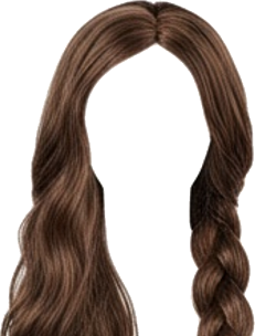 Long Brown Side Braid Wig