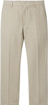 Beige Linen Trousers