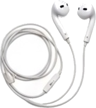 Wired Earbuds with 3.5mm Jack White