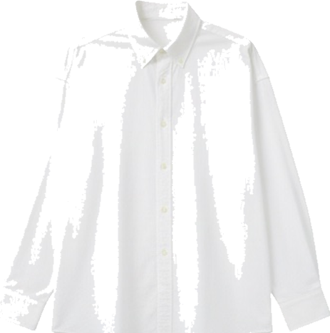 Oversized White Oxford Button Down Shirt