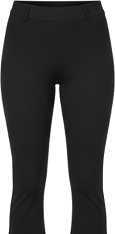 High Waist Black Flare Pants Stretch
