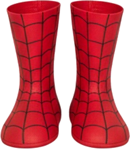 Red Costume Boot Covers