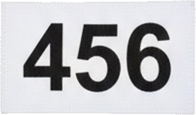 Iron On Number Patch 456