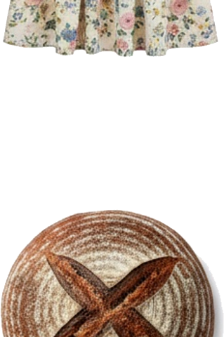 Faux Sourdough Bread Loaf Prop